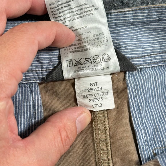 Outdoor Research Hiking Shorts Mens 32 Khaki Cargo Belted Stretch Casual Chino - Picture 9 of 13